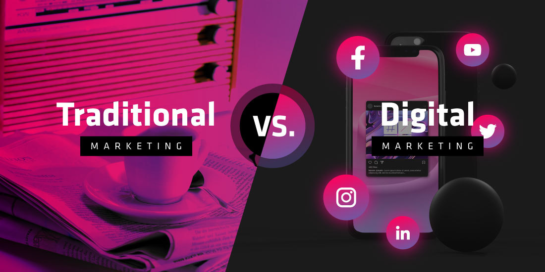 traditional marketing vs. digital marketing 